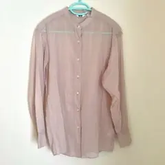 UNIQLO　ノーカラーシャツ