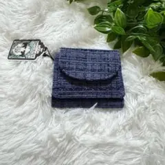 ⭐️大特価⭐️SHOO・LA・RUE 三つ折り財布 ネイビー ツイード