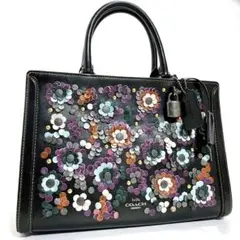 coach コーチ ゾーイ フラワー 花柄 ハンドバッグ