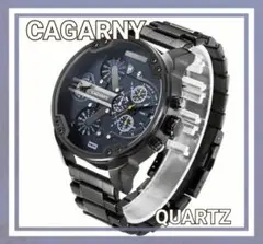 CAGARNY MEN‘S DUAL TIME QUARTZ WATCH