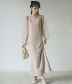 結婚式　ドレス　ワンピース　オケージョン　お呼ばれ　M ロング　パーティー