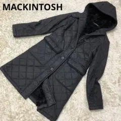 美品✨マッキントッシュ キルティングコート ボア 黒 英国製 34 小さいサイズ
