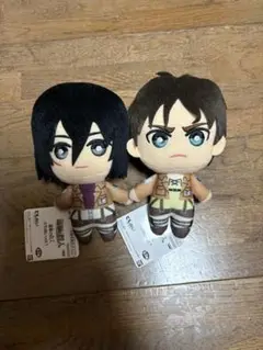 進撃の巨人　エレン・ミカサ　ともぬいvol.1