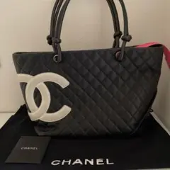 CHANEL カンボンライン トートバッグ