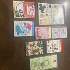 キャラクター メモ帳セット 7種類 キーホルダー