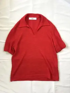 Sefr mate short sleeve リネン ポロ S Sefr mate short sleeve リネン ポロ S