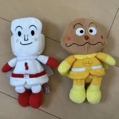 カレーパンマン　しょくぱんまん　ぬいぐるみ　中古