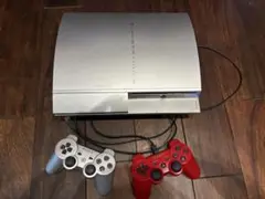 動作確認済PS3本体 CECHH00シルバー コントローラー