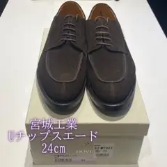 新品【宮城興業×高島屋】DOVE MY022 スエードUチップシューズ 24cm