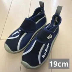 ② リーフツアラー ウォーターシューズ 19cm 黒/青
