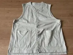 MUJI LABO 天竺編 カットソー　ベスト S-M