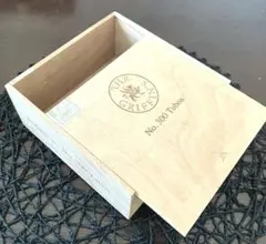ＮＯ194 美品✨葉巻木箱　シガーケース　インテリア小物入れ　空箱