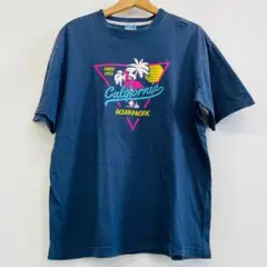 【ocean pacific sun wear】半袖Tシャツ　ネイビー　Lサイズ