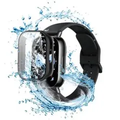 Redmi Watch5 Lite ケース 防塵 フィルム 保護フィルム 黒