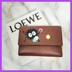 LOEWE ロエベ ジブリ千と千尋 ススワタリ 折りたたみ 財布 コンパクト