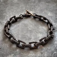 ヴィンテージ VINTAGE シルバー ロックスチェーンブレスレット