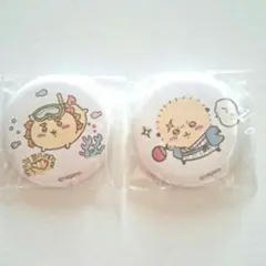 ちいかわ 缶バッジ シーサー ラッコ ちいかわ観光 ガチャ CHIIKAWA