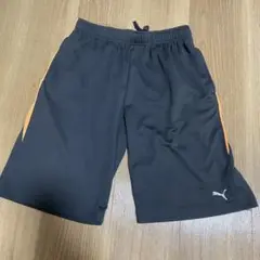 PUMA ハーフパンツ 160 グレー/オレンジ