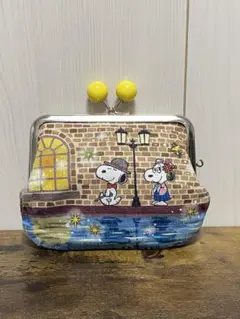 スヌーピー茶屋 がま口財布 - メルカリ