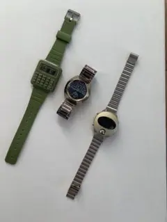 Alba ,calculator,alien 時計3 セット