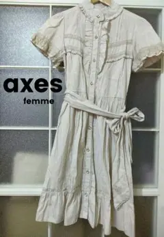 axes femme　アクシーズファム　フリルワンピース　М