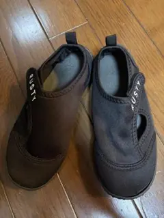RUSTY ブラック マリンシューズ