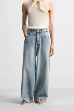 ZARA スーパーバギーフィットジーンズ EU38 JP30