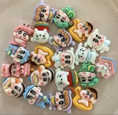 キャラクター　デコパーツ　20個セット