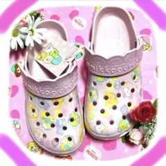 ✨新品タグ付✨すみっこぐらしサンダル22㎝ピンク　女の子　可愛い