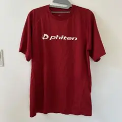 ファイテン Tシャツ L 赤