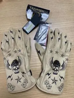 新品未使用！トライアンフレザーバイクグローブＳサイズ グローブ｜トライアンフ東京 Webストア