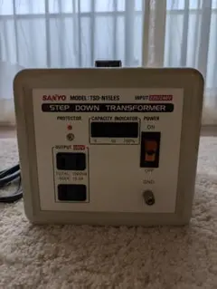SANYO ステップダウントランス TSD-N15U 変圧器 SANYO TSD-N15LU 三洋電機 ステップダウントランス 120V