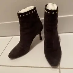ペリーコ PELLICO スタッズ ブーツ ダークグレー 36 23cm