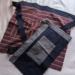 前かけ 前掛け エプロン 腰巻き 越巻 2枚