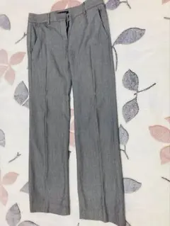 【夏SALE】theory ヘリンボーンストレートパンツ　サイズ0