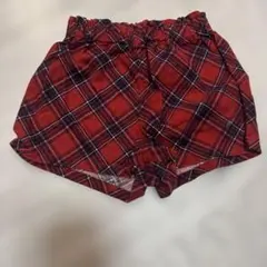 チェック柄ボトムス 80cm