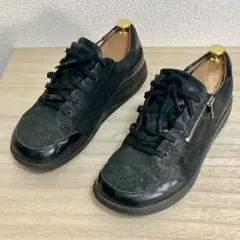 Finn Comfort ブラック スニーカー ジッパー付き 25.7cm相当