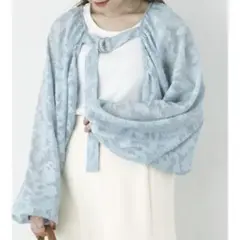 カットジャカードボレロ