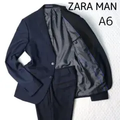 【美品】ZARA MAN タキシードスーツ セットアップ ネイビー