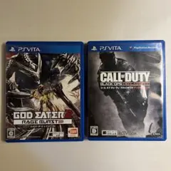 psvita 2本セット ゴッドイーター2 レイジバースト コールオブデュー