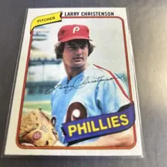 1980 Topps Larry Christenson Phillies