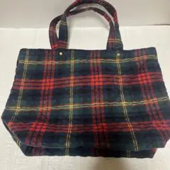タータンチェック　トートバック