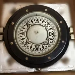 ドイツ製 箱入り真鍮製 羅針盤コンパス マリンアンティーク 航海用品 ドイツ製 箱入り真鍮製 羅針盤コンパス マリンアンティーク 航海用品