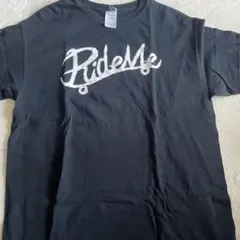 RideMe 黒 Tシャツ 100%コットン