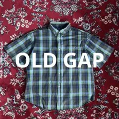 00s old gap ボックスシルエット　BDシャツ　チェックシャツ