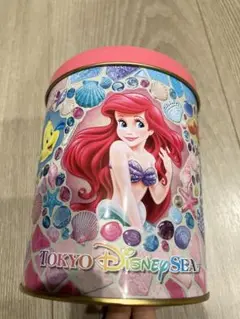 ディズニー　アリエル　缶