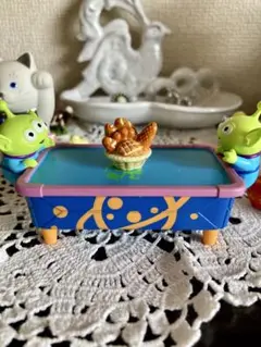 ヴィンテージ バゲット パンかご パニエ バスケット フェーヴ ミニチュア