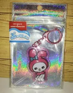 スイマー×サンリオキャラクターズぷっくりったいキーホルダー　マイメロディ