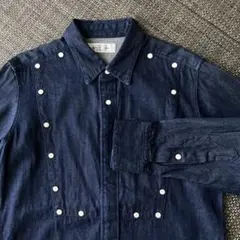 UNUSED フェイク胸当てシャツ 長袖