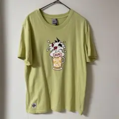 チャムス　Tシャツ　ブービー　黄緑色　サイズS